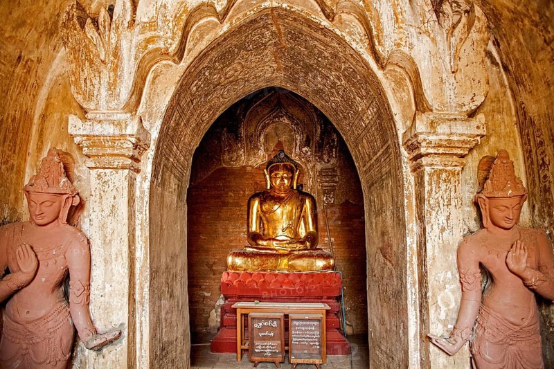 Dhammayazika brick pagoda