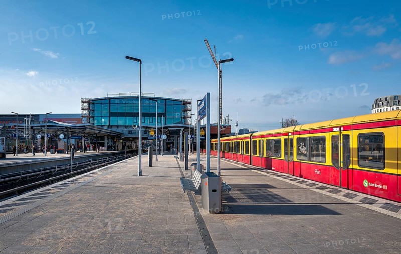 Berlin S Bahn at Warschauer Strasse station