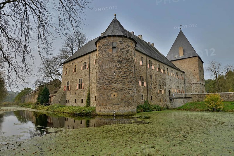 Moated castle