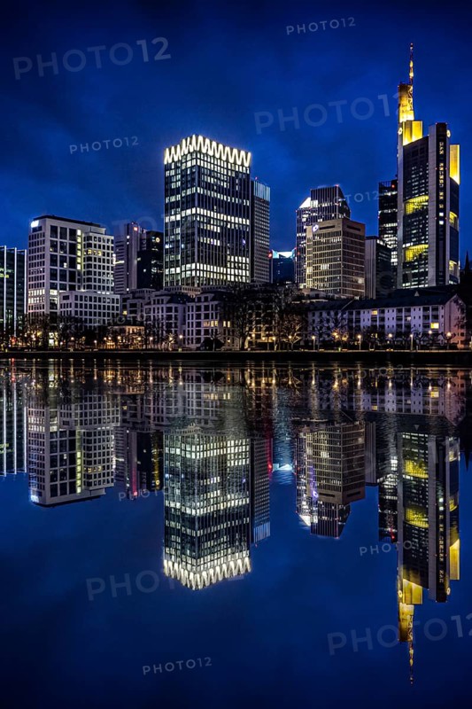 View of the skyline from the Eiserner Steg