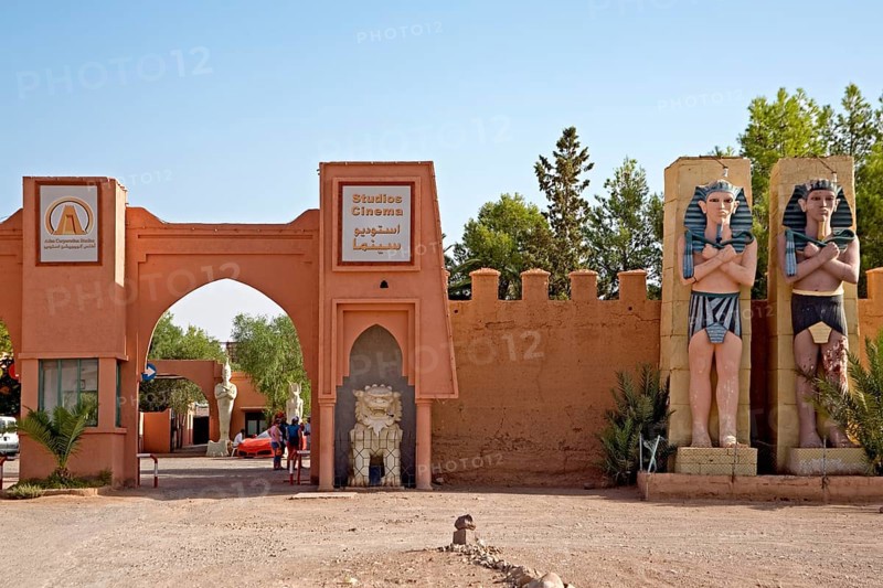 Atlas Film Studio in Ouarzazate with sets from Asterix and Cleopatra