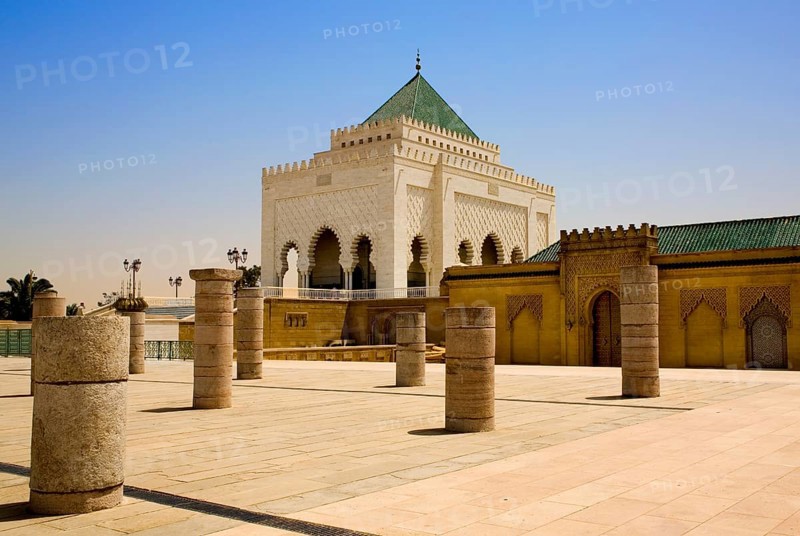 Mausolee de Mohammed V and adjacent mosque