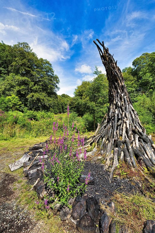 Charcoal sculpture