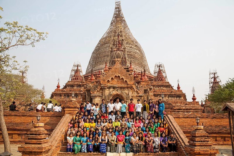 Dhammayazika brick pagoda