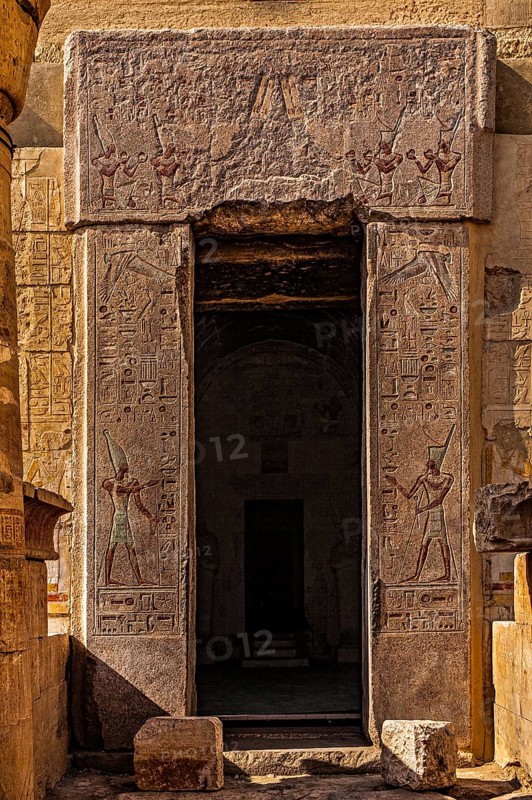 Granite portal of the central Amun Chapel