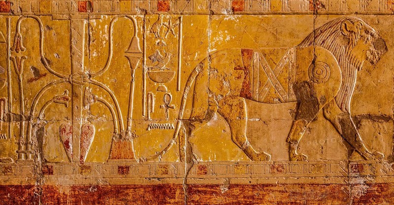 Hatshepsut on her throne