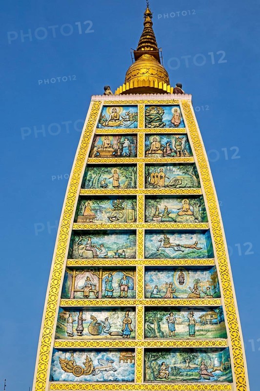 Replica of the Mahabodhi Temple