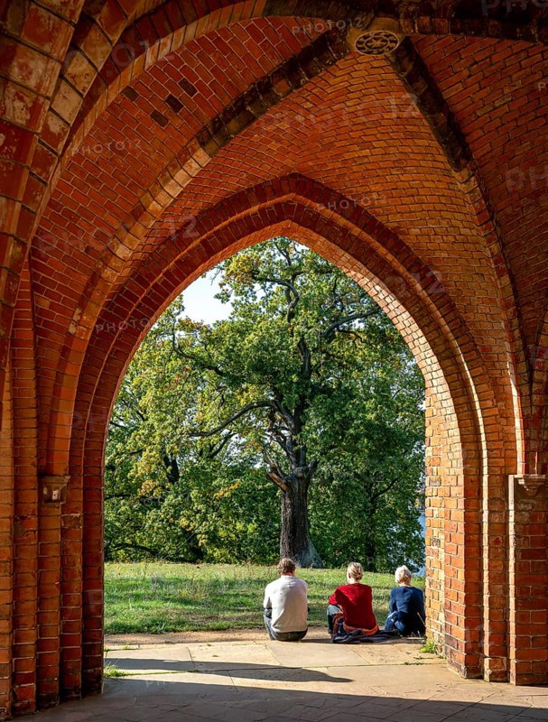 The historic Court arbor in Babelsberg Park