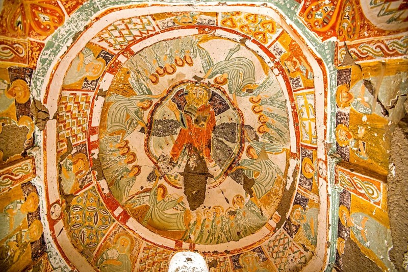 Frescoes in the Agacalti Church