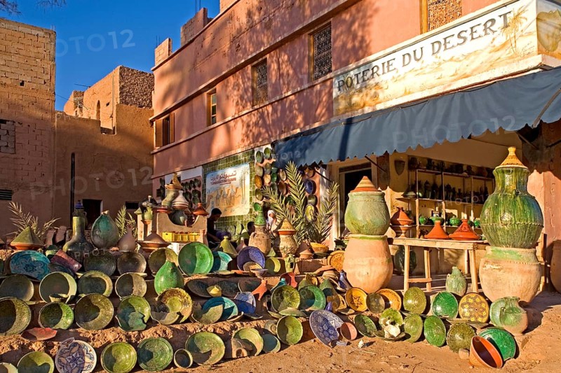 Pottery in the desert town of Tamegroute