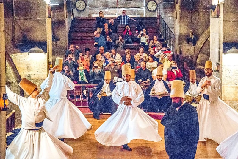Dance of the Dervishes in the Kawaranserai Sarihan