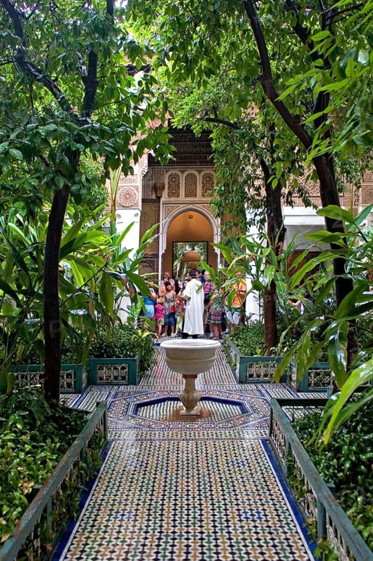 Patio at the Palais de la Bahia