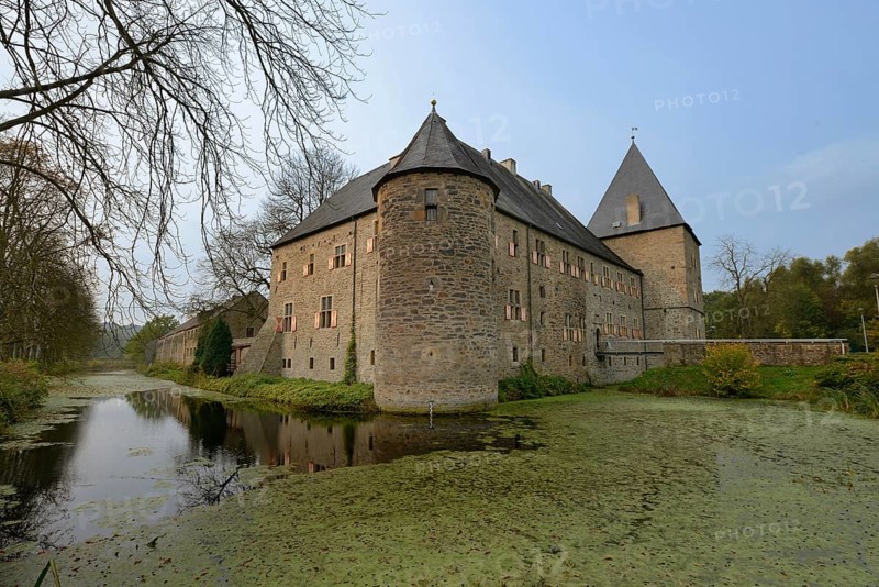 Moated castle