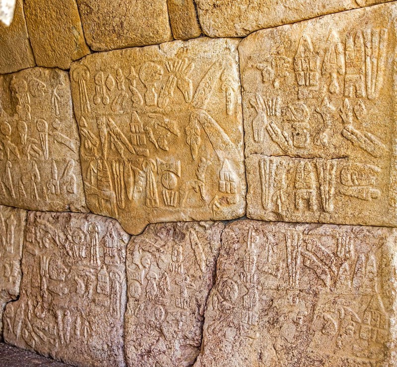 Nisantepe with hieroglyphic writing