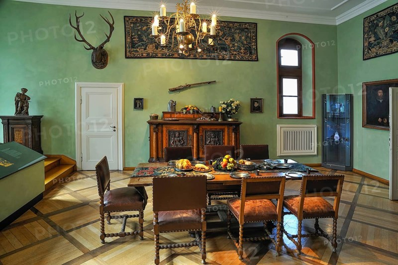 Dining room of the 16th century