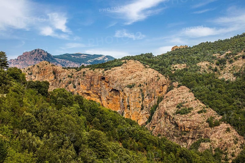 Spelunca Gorge on the west side of the Col de Vergio