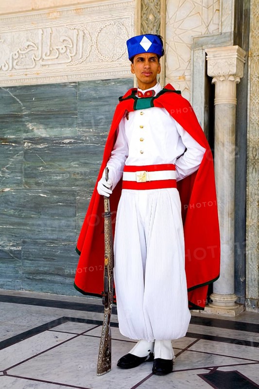 Guard in front of the mausoleum