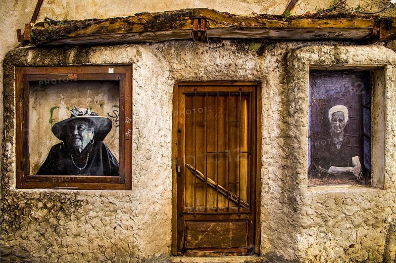 Mural of the old town