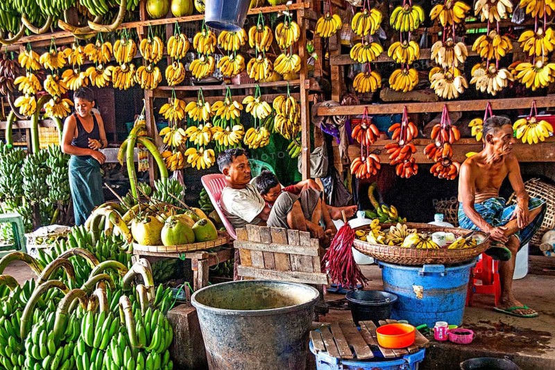 Banana stall