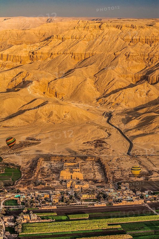 Bird's eye view of Medinet Habu