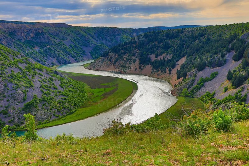 River Landscape on the Zermanja River