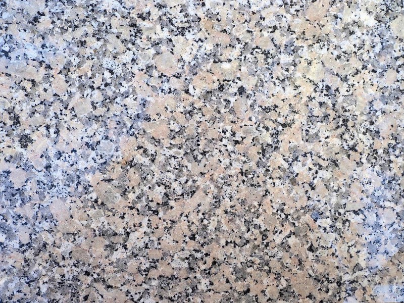 Structure of a polished granite slab