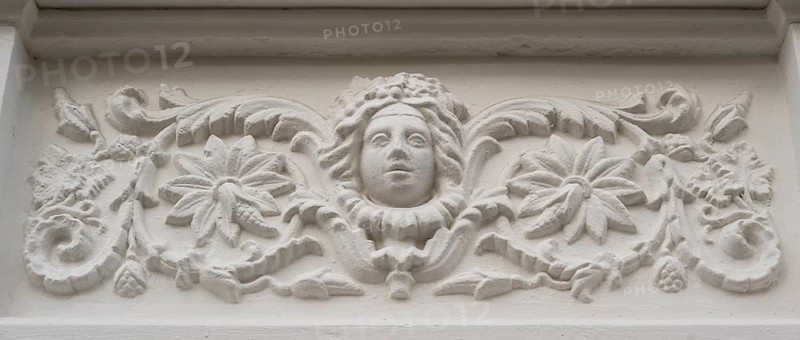 Frieze on a house wall