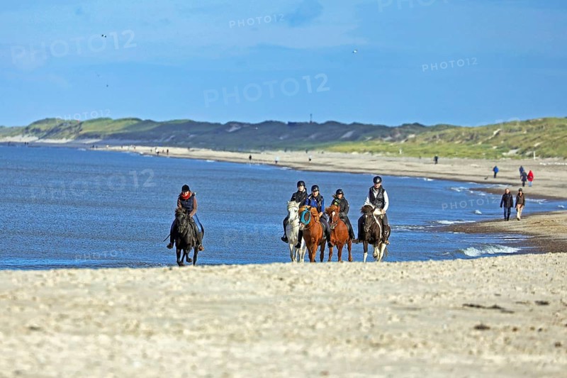 Riders in sand dunes