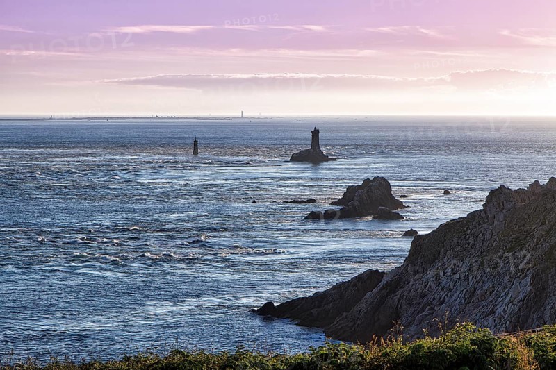 Pointe du Raz with lighthouse Phare de la Vieille
