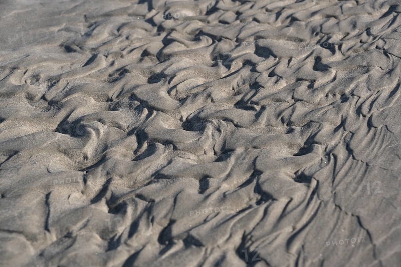 Sand with pattern at low tide