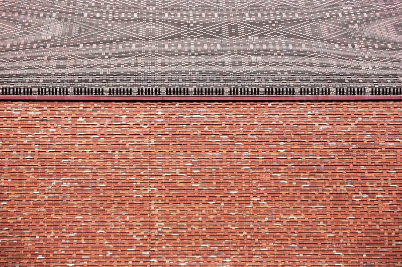 Brick facade