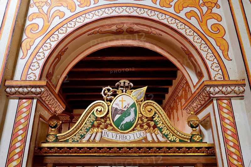 Detail in the mission church Catedral Inmaculada