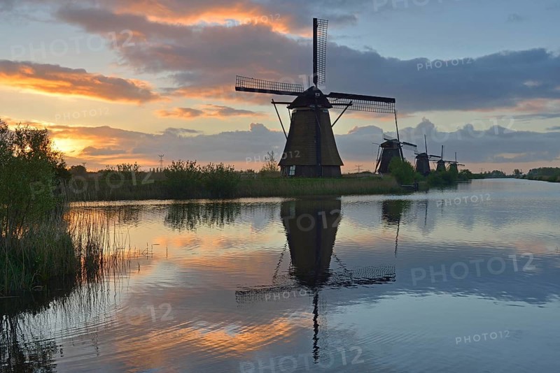 Mills on the Overwaard Polder