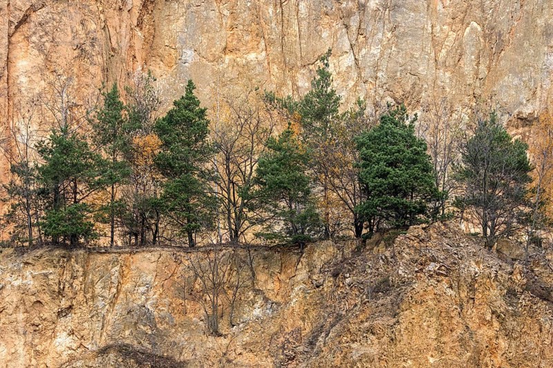 Disused porphyry quarry