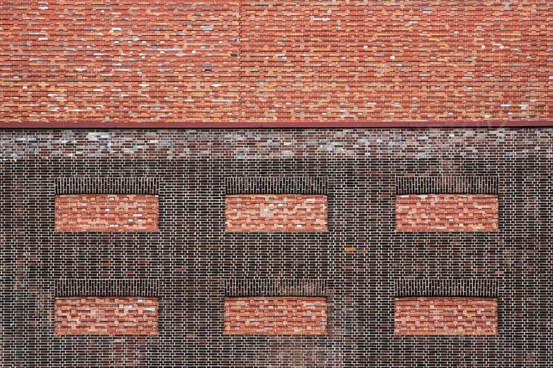 Brick facade
