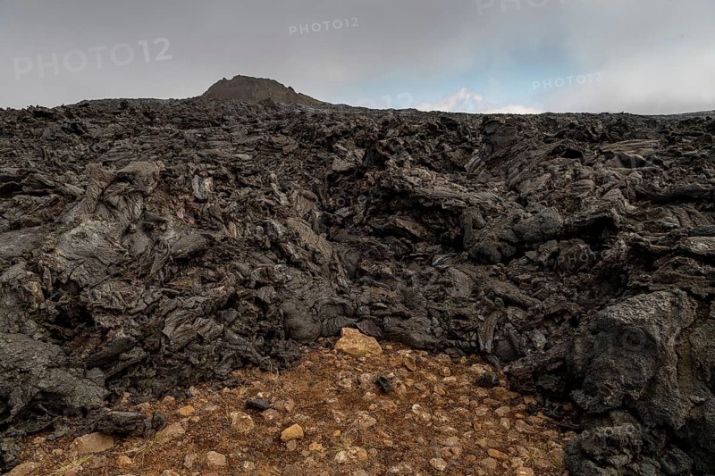 Cooled lava flows