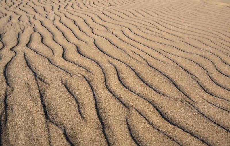 Sand with wave pattern