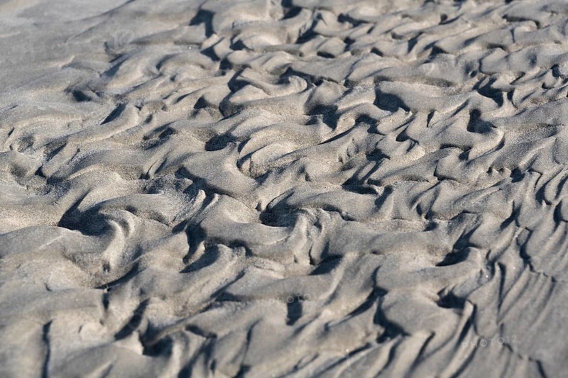 Sand with pattern at low tide
