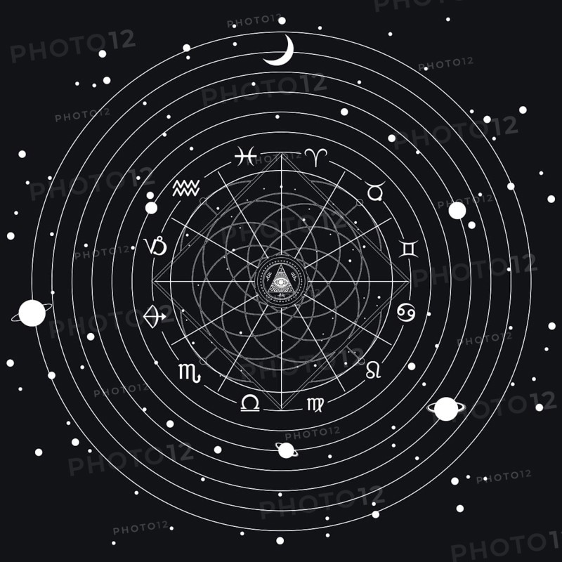Minimalist mystic cosmic signs
