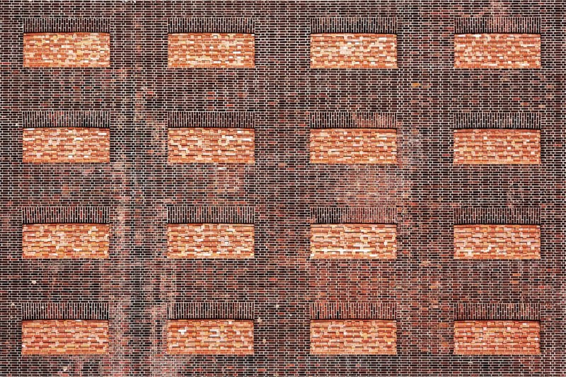 Brick facade