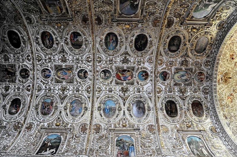 Beautiful interior of the Church of Santo Domingo de Guzman