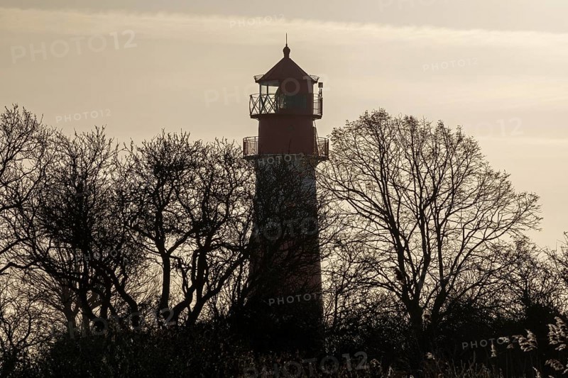Lighthouse in the backlight