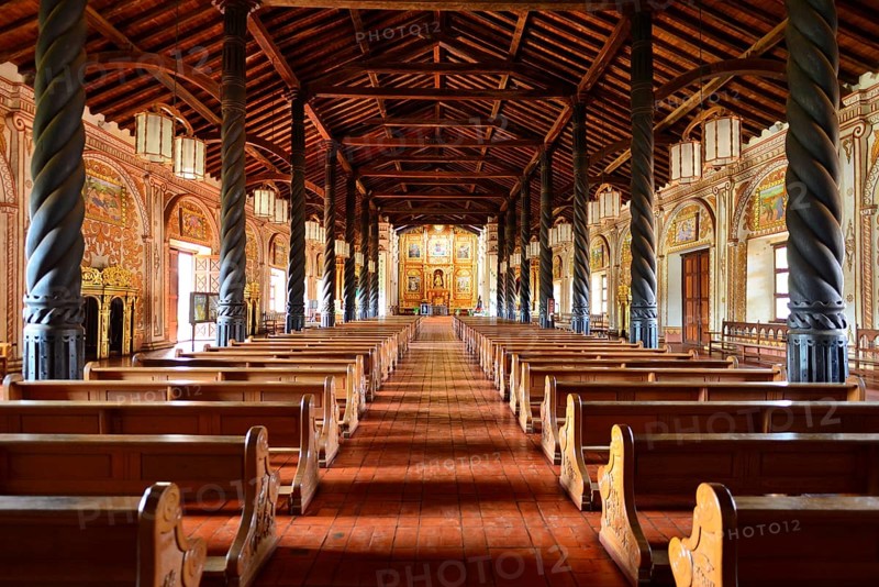 Interior of the Mission Church Catedral Inmaculada