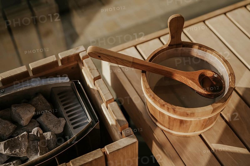 Sauna heater and infusion tub