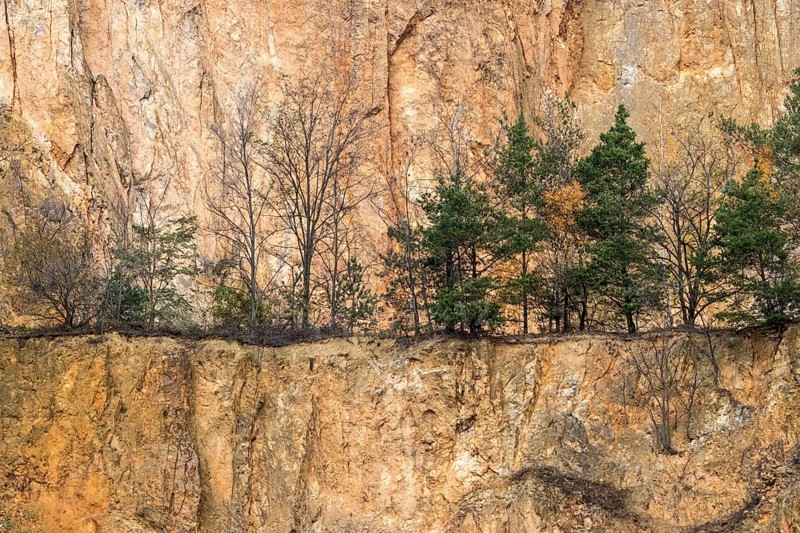 Disused porphyry quarry