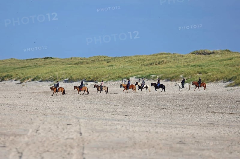 Riders in sand dunes