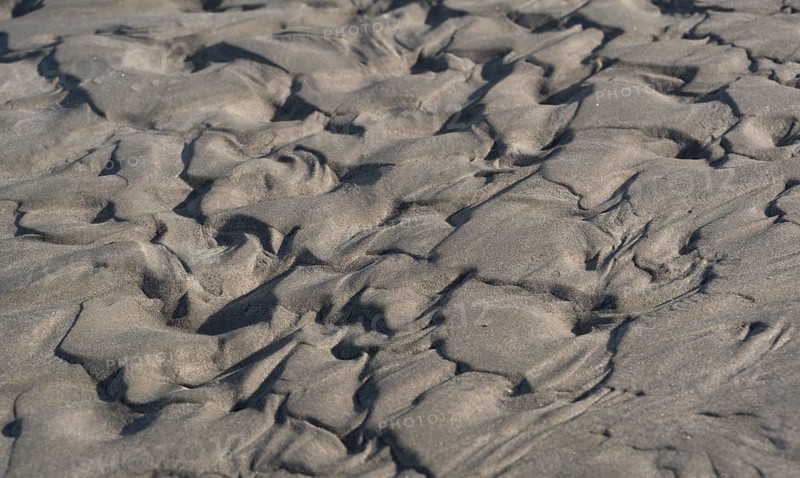 Sand with pattern at low tide