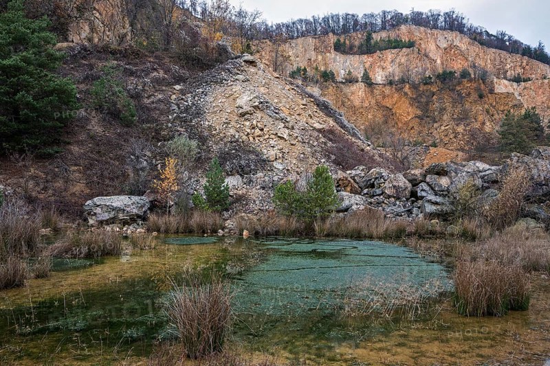 Disused porphyry quarry