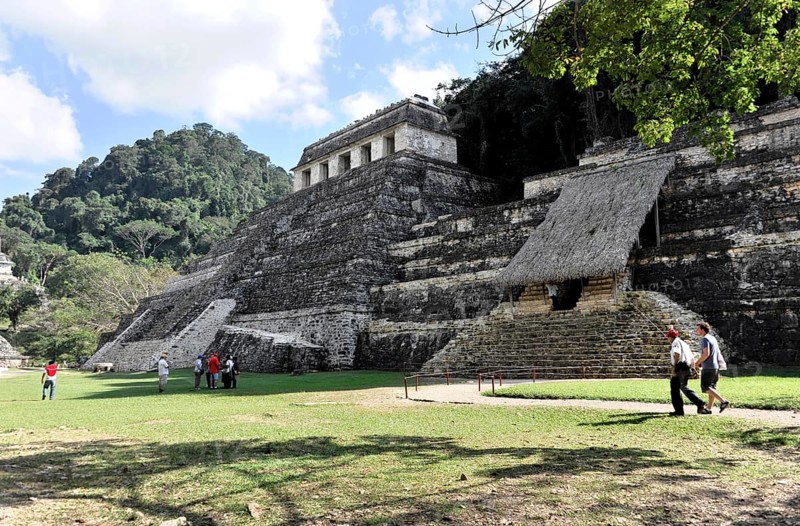 Pre-Columbian Maya site of Palenque