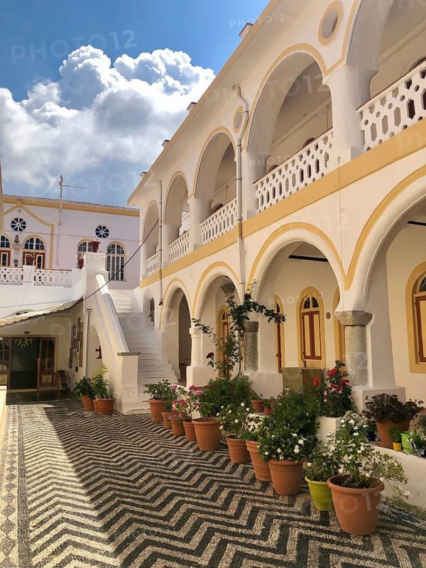 Inner courtyard with flowers